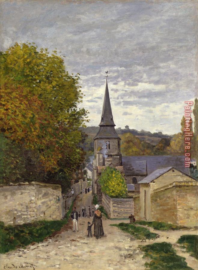 Claude Monet Street in Sainte Adresse